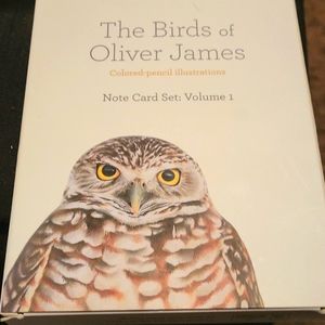 2 pks of the Birds of Oliver James Note Cards